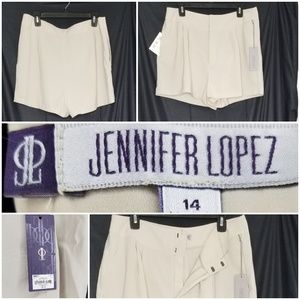NWT Jennifer Lopez Lt. Tan Dress Shorts